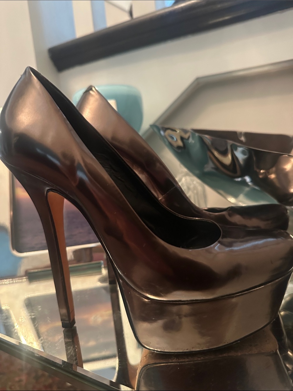 ALICE OLIVIA PLATFORM HEELS